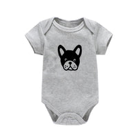 Baby Onesie Dog Print Summer Short Sleeve Bag Fart