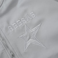 Five-pointed Star Embroidered Jacket For Men