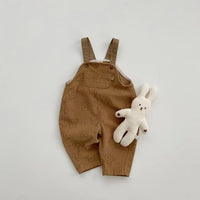 Suspender Pants Men And Women Baby Cartoon Corduroy One-piece Long Climbing