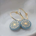 Plastic Creative Dandelion Geometric Earrings