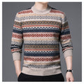 Winter Thickened Warm And Comfortable Round-neck Jacquard