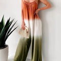 Minimalist Design Figure-flattering High-waist Suspender Jumpsuit