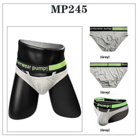 Men's Simple Printed Ring Laser Gradient Briefs