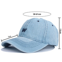 Spring And Summer Outdoor Sun Protection Sun Hat Women's W Letter