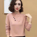 Warm All-matching Elegant Bottoming Shirt Top