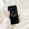 Three-dimensional Cat Bracket Cute Cartoon Couple Protective Cover