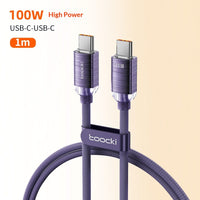 Transparent Fast-charging Data Cable