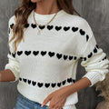 Sweet Cute Casual Dating Long Sleeve Love Sweater For Women