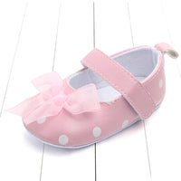 Fashion Bow Dot Female Baby Shoes