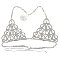 Sexy Body Chain Rhinestone Luxury Lingerie Set Ins Net Red Nightclub Love