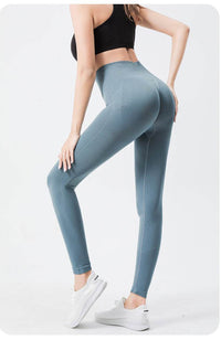 Women's High Waisted Leggings Are Breathable Elastic Shaping And Suitable For Running Yoga And Exercise