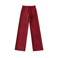 New Winter Fleece-lined, Extra-thick Warm Casual Straight-leg Pants