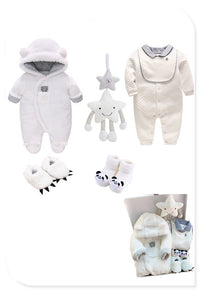 Baby Thickened One Piece Romper One Year Old And Full Moon
