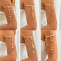 Butterfly Flower Tassel Bracelet Star Shell