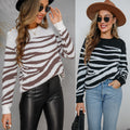 Single-breasted Classy Plus-size Commuter Sweater
