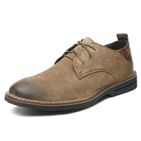 Plus Size Spring New Men's Casual Leather Shoes