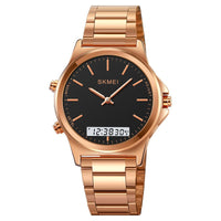 Business-style Multi-function Steel-band Watch For Men