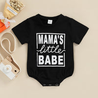 Baby Letter Print Crawling Suit Jumpsuit
