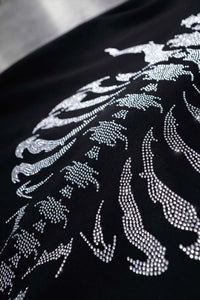 Men's Letter Bone Hooded Fashion Sweater