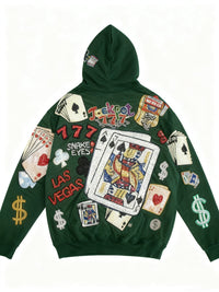 Fashion Casual Printed Polyester Sweater