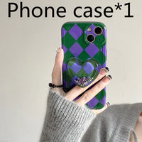 European And American Retro Diamond Phone Case