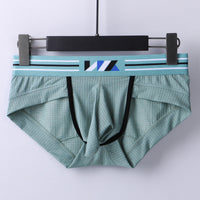 Mid Waist Men's Ice Silk Elephant Trunk Briefs
