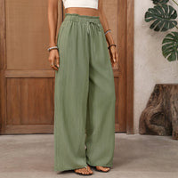 Women's Fashion Lace-Patchwork Casual Wide-Leg Pants