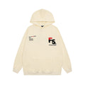 Embroidered Letter Hooded Sweater For Men