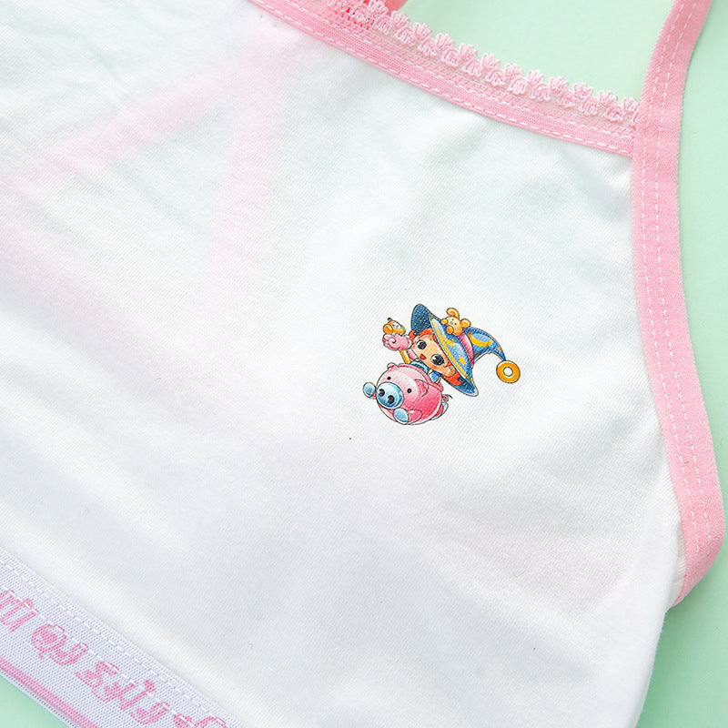 Primary School Students Development Period Girls Bra Sports Children's Underwear Vest