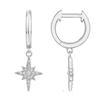 Classic Zircon-studded Lightweight Drop Earrings