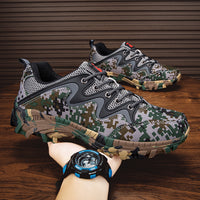 Outdoor Leisure Plus Size Breathable Hiking Shoes Men