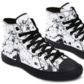 Fashion Printed Couple High Top Canvas Shoes