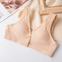 Nursing Bra For Pregnant Women Made Of Pure Cotton With A Push-up Design To Prevent Sagging