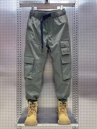 Wear-resistant Men's Multi-pocket Versatile Polyester Overalls
