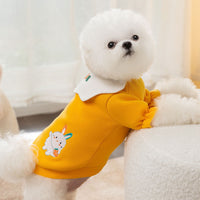 Dog Carrot Rabbit Lapel Sweater Thin Clothes