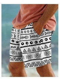 Hawaii Beach European And American Printed Casual Men's Shorts