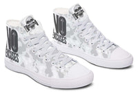 Printed Couple High-top Canvas Shoes