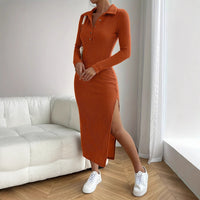 Knitted Slim Fit Dress For Women