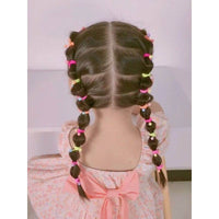 Baby Red Bead Hair Tie