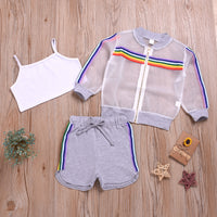 Baby girl summer jacket sports children's wear