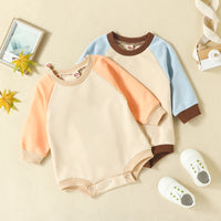 Cute Cotton Sweater With Shoulder Triangle Climbing Jumpsuit