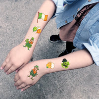 Tattoo Sticker Paper Irish Festival Flag Children Face Pasters Tattoo Sticker