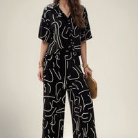 Ultra Relaxed Casual Petal Top Setcomfortable Two Piece Outfit