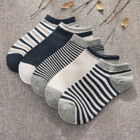 Summer Low-cut Solid-color Business Cotton Trendy Sweat-absorbent Breathable And Low-cut Ankle Socks
