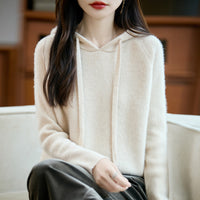 New Women's Hooded Knit Sweater