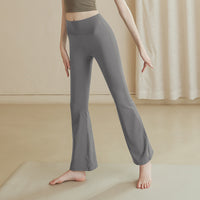 High-waisted Butt-lifting Slightly Flared Yoga Pants For Women