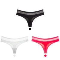 Cotton low-rise seamless women's briefs