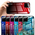 Gradient glass phone case