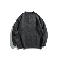 New Men's Twist Braid Sweater Cardigan