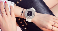 New Silicone Watch Women's Fashion Korean Style High-end Diamond Starry Sky